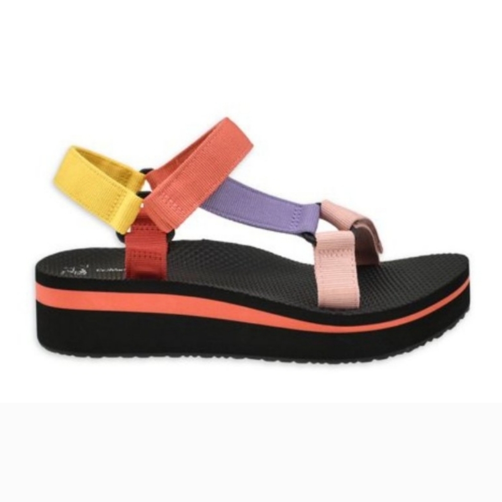 Time and Tru Women's Platform Nature Sandal